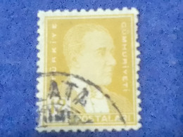 TÜRKİYE- 1930- 54-     15K   BİRİNCİ   ATATÜRK  DAMGALI - Used Stamps