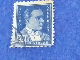 TÜRKİYE- 1930- 54-     20K      ATATÜRK  DAMGALI - Used Stamps