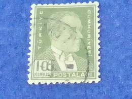 TÜRKİYE- 1930- 54-     10K      ATATÜRK  DAMGALI - Used Stamps