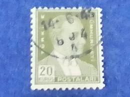 TÜRKİYE- 1930- 54-     10K  BİRİNCİ    ATATÜRK  DAMGALI - Used Stamps