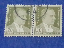 TÜRKİYE- 1930- 54-     10K  BİRİNCİ    ATATÜRK  DAMGALI - Used Stamps