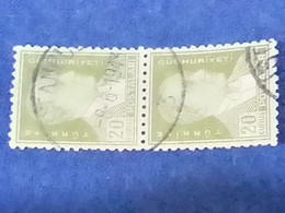 TÜRKİYE- 1930- 54-     10K  BİRİNCİ    ATATÜRK  DAMGALI - Used Stamps