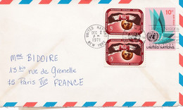 From New York To Paris - 1971 - Cartas & Documentos