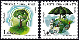 Europa Cept - 2016 - Turkey, Türkei - (Think Green) ** MNH - 2016