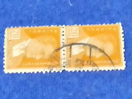 TÜRKİYE- 1930- 54-     20P    BİRİNCİ  ATATÜRK  DAMGALI - Used Stamps
