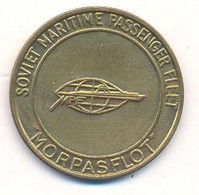 Jeton Token SOVIET MARITIME PASSENGER FLEET " MORPASFLOT" - Monetari / Di Necessità