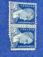 TÜRKİYE- 1930- 54-     25K    BİRİNCİ  ATATÜRK  DAMGALI - Used Stamps