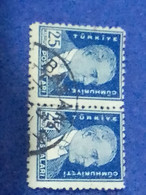 TÜRKİYE- 1930- 54-     25K    BİRİNCİ  ATATÜRK  DAMGALI - Used Stamps