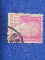 TÜRKİYE- 1930- 54-     30K    BİRİNCİ  ATATÜRK  DAMGALI - Used Stamps