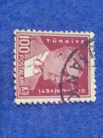 TÜRKİYE- 1930- 54-     100K    BİRİNCİ  ATATÜRK  DAMGALI - Gebruikt