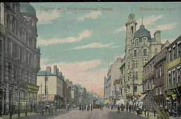 NEWCASTLE ON TYNE - PILGRIM AND NORTHUMBERLAND STREET - PUB. BY M. WANE & C. - 1910s  (15715) - Newcastle-upon-Tyne