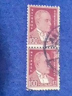 TÜRKİYE- 1930- 54-     100K    BİRİNCİ  ATATÜRK  DAMGALI - Used Stamps