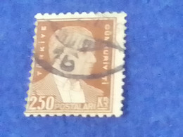 TÜRKİYE- 1930- 54-    250K    BİRİNCİ  ATATÜRK  DAMGALI - Used Stamps