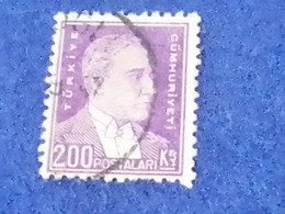 TÜRKİYE- 1930- 54-    200K    BİRİNCİ  ATATÜRK  DAMGALI - Used Stamps