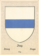 Drapeau Du Canton De Zug Flagge Kanton Zoug  Flag Wappen Bandiera Zugo 10 X 15 Cm - Zoug