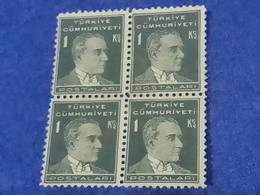 TÜRKİYE- 1930- 54-    1K    BİRİNCİ  ATATÜRK  DAMGALI - Used Stamps