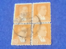 TÜRKİYE- 1930- 54-    20P    BİRİNCİ  ATATÜRK  DAMGALI - Used Stamps