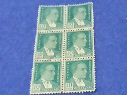 TÜRKİYE- 1930- 54-    10P    BİRİNCİ  ATATÜRK  DAMGALI - Used Stamps