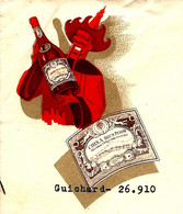 1951 SUPERBE ENTETE DISTILLERIE LIQUEURS PUBLICITE BRUN PEROD  Voiron Isère Lunel Pour Grenoble Marcato BE. V.HISTORIQUE - 1950 - ...