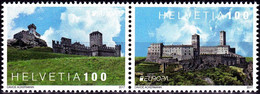 Europa Cept - 2017 - Switzerland - (Castles) ** MNH - 2017