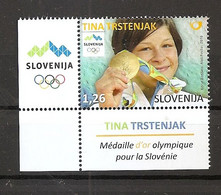 SLOVENIA 2016,OLYPIC GAMES RIO,SPORT,GOLD MEDAL TINA TRSTENJAK,JUDO,,,MNH - Eté 2016: Rio De Janeiro