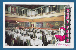 NEW YORK CITY RUBY FOO'S COCKTAIL LOUNGE AND BAR CHINESE FOOD N°E914 - Bar, Alberghi & Ristoranti