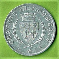 FRANCE / NECESSITE / CHAMBRE DE COMMERCE De NARBONNE /10 CENTIMES / 1920 / ALU - Professionnels / De Société