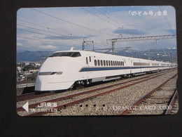 USED Carte Prépayée Japon - Japan Prepaid Card JR TRAIN - Eisenbahnen