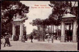 P277  - ROMA  - INGRESSO VILLA CORSINI - Parks & Gärten