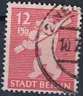 Alliierte Bes. Berlin/Brandenburg - Berliner Bär (MiNr: 5 AA U) 1945 - Gest Used Obl - Berlin & Brandebourg