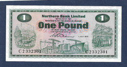 Northern Ireland 1 Pound 1970 P187a Sign. Wilson UNC- - 1 Pond