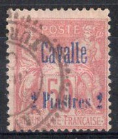 Cavalle Timbre-poste N°7 Oblitéré TB  Cote : 80€00 - Usati