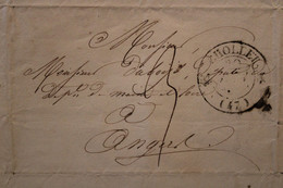 France Marque Tad Cholet à Angers Député Cour Royale Affranchi Maine Et Loire (47) Cover Précurseur - 1801-1848: Vorläufer XIX