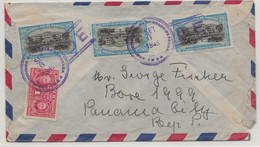 PANAM PAA 1945 PANAMA > SUIZA SWISS SUISSE Genève Correo Aereo TRANSATLANTICO Via Air Mail Par Avion Clipper - Aerei