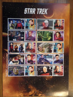 G.B. 2020 SG LS 129 Star Trek Smilers Sheet Umm - Personalisierte Briefmarken