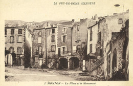 MONTON (Puy De Dôme) - La Place Et Le Monument - Veyre Monton