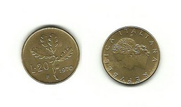 Rep. Italiana - L. 20 Del 1970 - 20 Lire