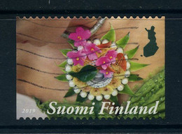 Finland 2019- Used Stamp, Floral Artistry, Part Set (1/3). - Usados