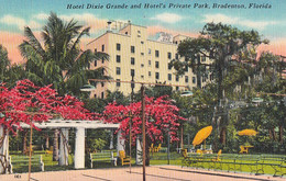 Delcampe - 3549 – Bradenton Florida USA – Hotel Dixie Grande – Linen – Vintage – VG Condition – 2 Scans - Bradenton
