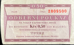 Czechoslovakia 0.50 Korun, P-FX33a (1966/III) - Very Fine - Tchécoslovaquie