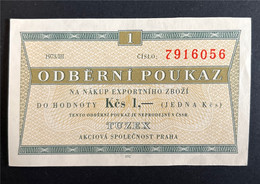 Czechoslovakia 1 Korun, P-FX48a (1973/III) - About Uncirculated Plus - Tchécoslovaquie