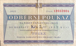 Czechoslovakia 5 Korun, P-FX49a (1976/IV) - Very Good - Tchécoslovaquie