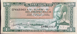 Ethiopia 1 Dollar, P-25 (1966) - Extremely Fine Plus - Aethiopien