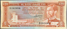 Ethiopia 5 Dollars, P-26 (1966) - Extremely Fine Plus - Etiopia