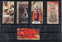 India - 2020 - Indian Fashion - Designers' Creations - 5 Diff  - Used. - Used Stamps