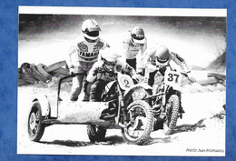 CP Sport Moto PHOTO Jean Bourgeois - Carte élaborée Pour Permettre à Alain GUILHAT De Participer Au Championnat 1987 - Motorcycle Sport