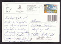 Spain: Picture Postcard To Germany, 2016, 1 Stamp, Tourism, Bike, Bicycle, Card: Hotel Barrosa Cadiz (traces Of Use) - Briefe U. Dokumente