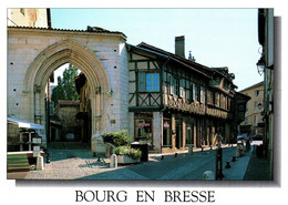 16861 BOURG En BRESSE Porte Des Jacobins, Ancien Couvent, Datant De 1437, Maisons à Colombages    ( 2 Scans) 01 Ain - Other & Unclassified