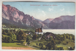 C3479) Salzkammergut - STEINBACH Am ATTERSEE - Alt !! Kirche Straße 1914 - Attersee-Orte