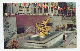 AK 108153 USA - New York City - Plaza Of Rockefeller Center - Prometheus Statue - Orte & Plätze